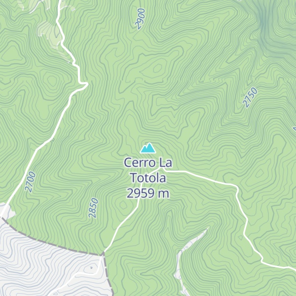 Map of Cerro La Totola