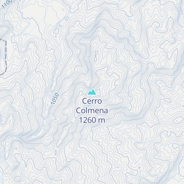 Map of Cerro Colmena