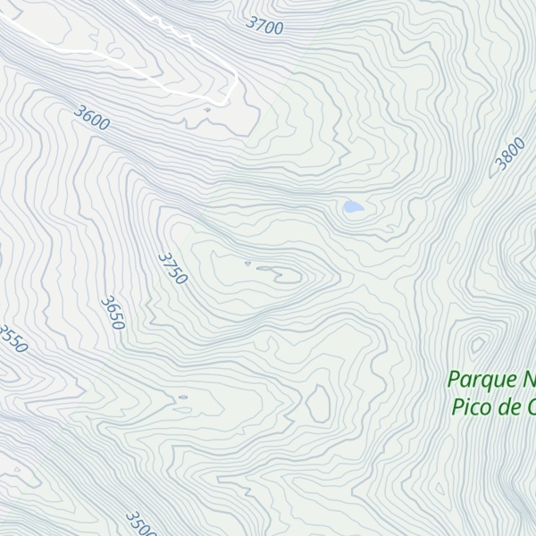 Map of Mesa Llano Grande