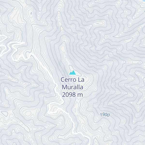 Map of Cerro La Muralla