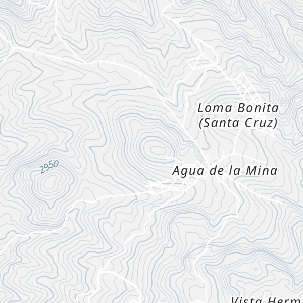 Map of Cerro Astilleros