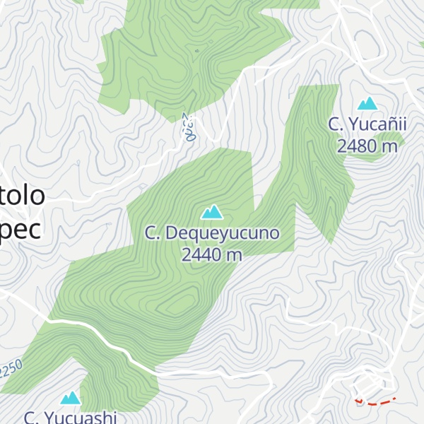 Map of C. Dequeyucuno