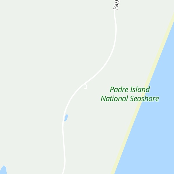 Map of Padre Island National Seashore Park Headquarters