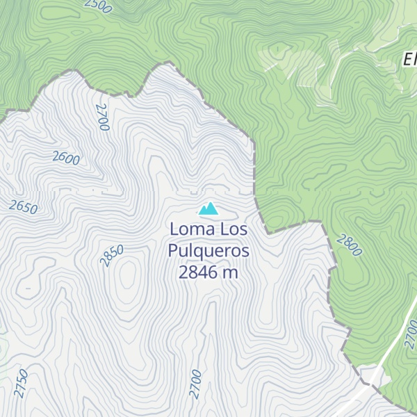Map of Loma Los Pulqueros