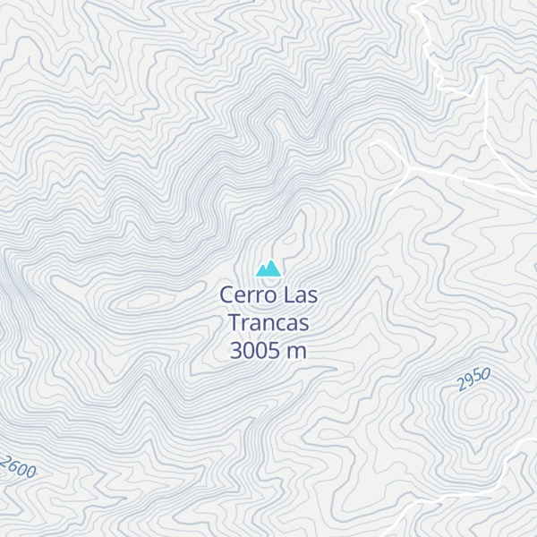 Map of Cerro Las Trancas