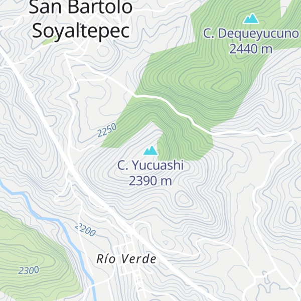Map of C. Yucuashi