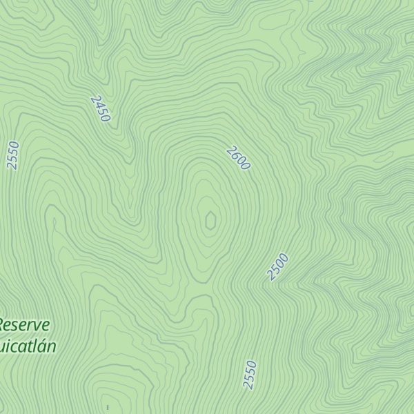 Map of Cerro Pachón