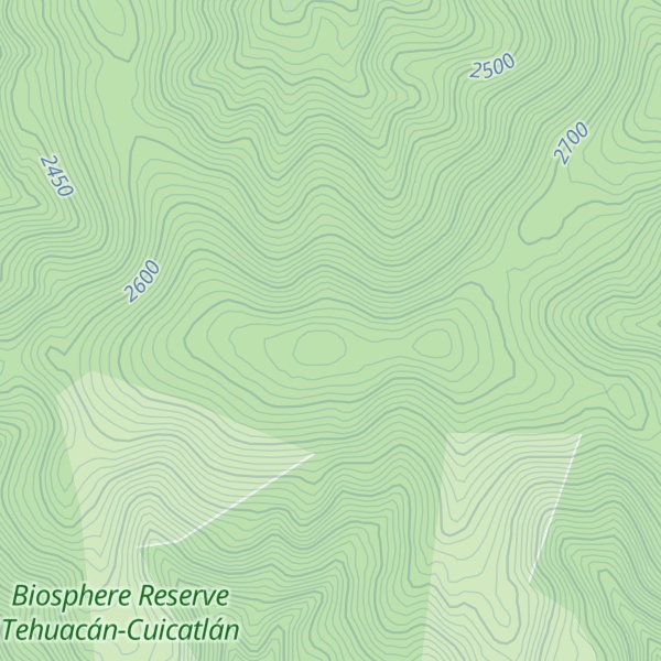 Map of Cerro Pozo Toro