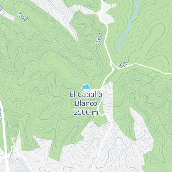 Map of El Caballo Blanco
