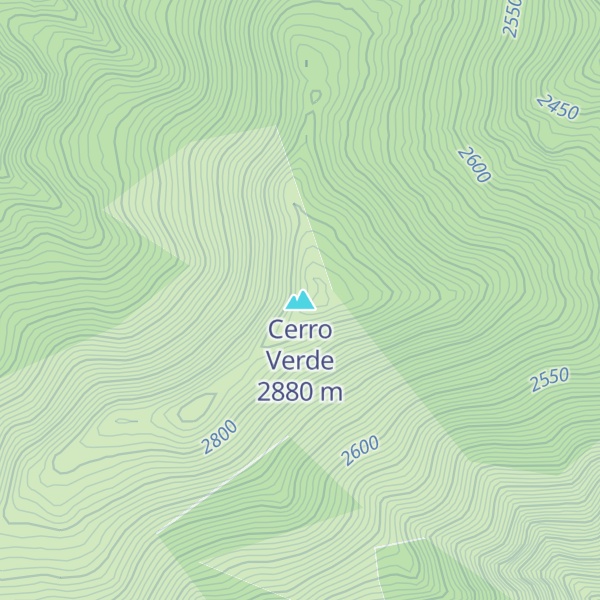 Map of Cerro Verde