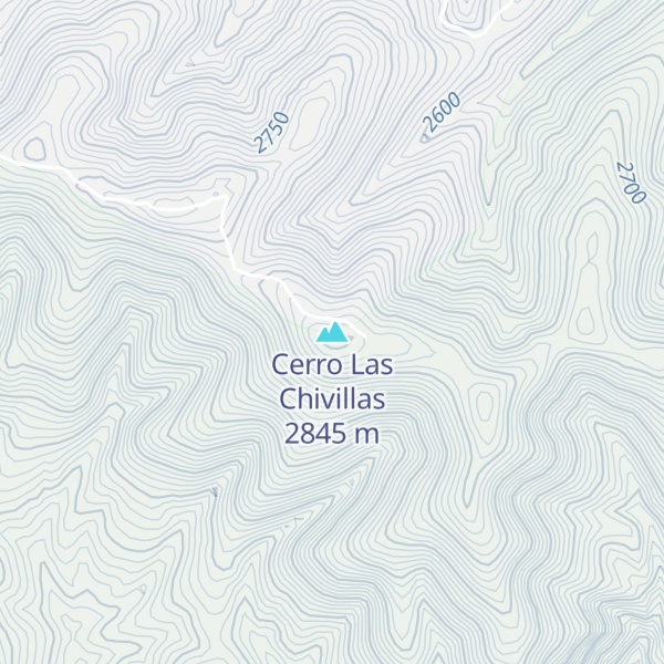 Map of Cerro Las Chivillas