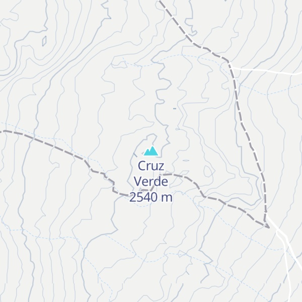 Map of Cruz Verde