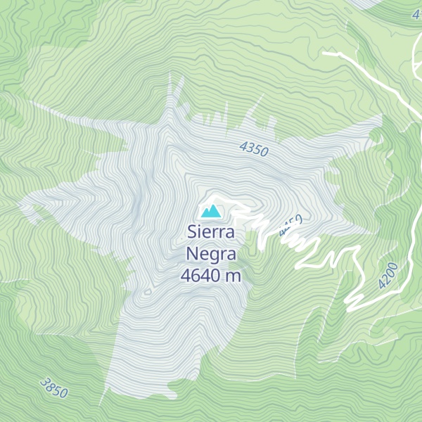 Map of Sierra Negra