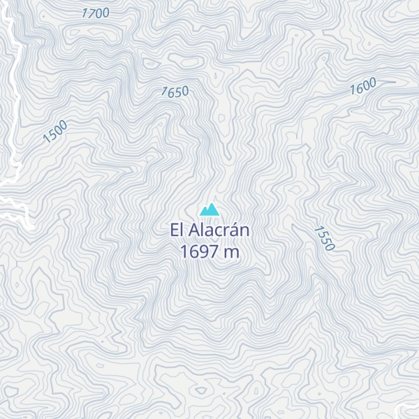 Map of El Alacrán