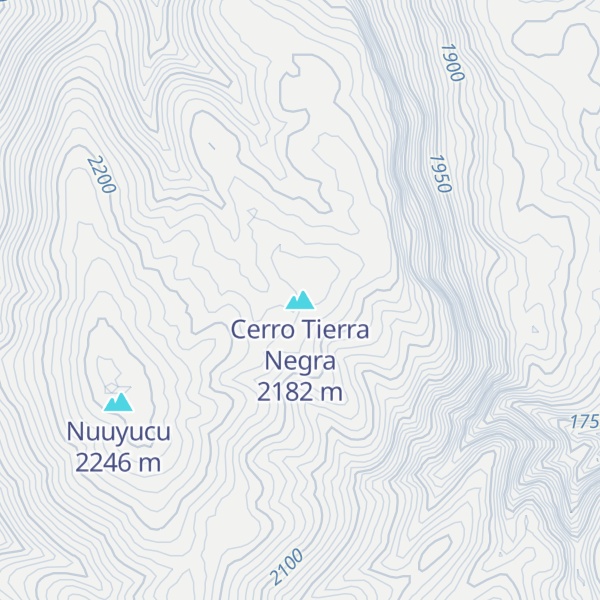 Map of Cerro Tierra Negra