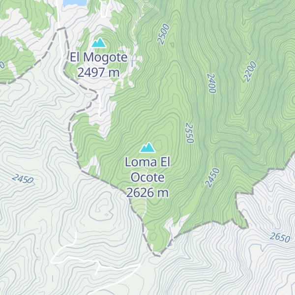 Map of Loma El Ocote