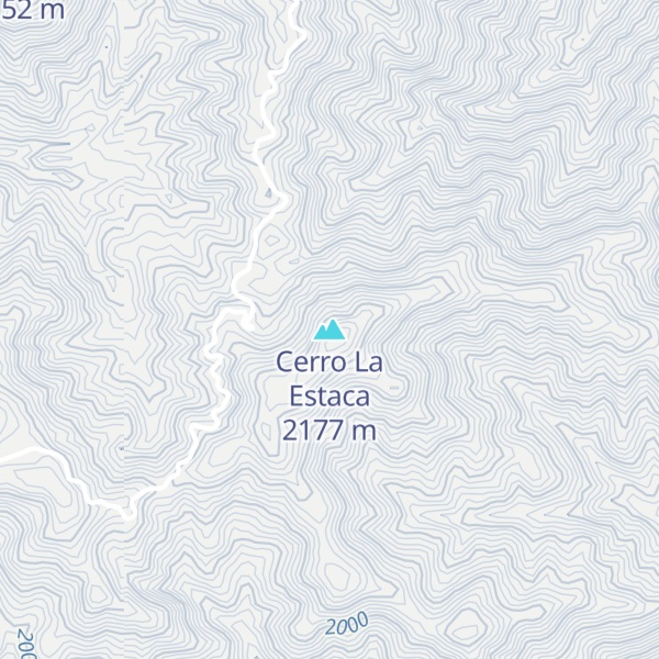 Map of Cerro La Estaca