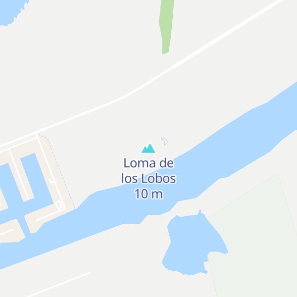 Map of Loma de los Lobos