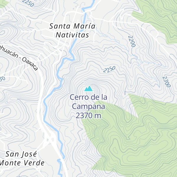 Map of Cerro de la Campana