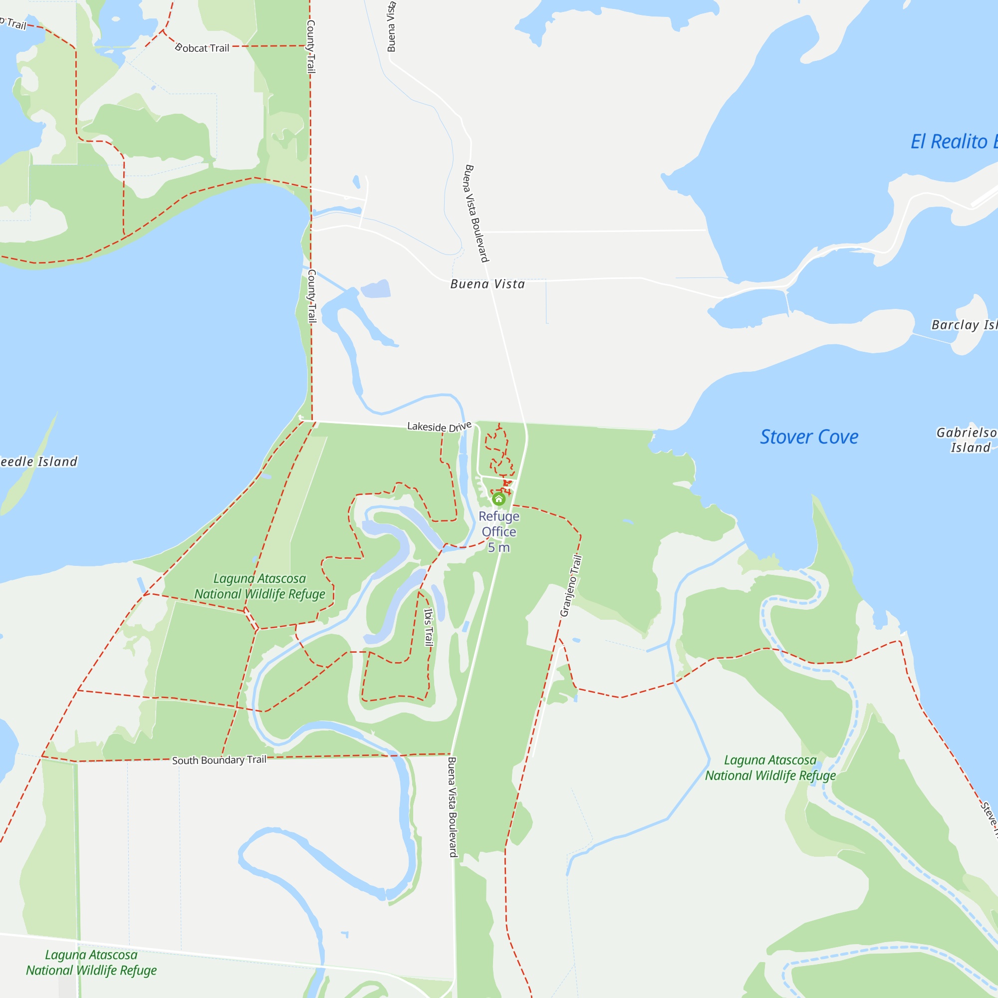 Refuge Office map