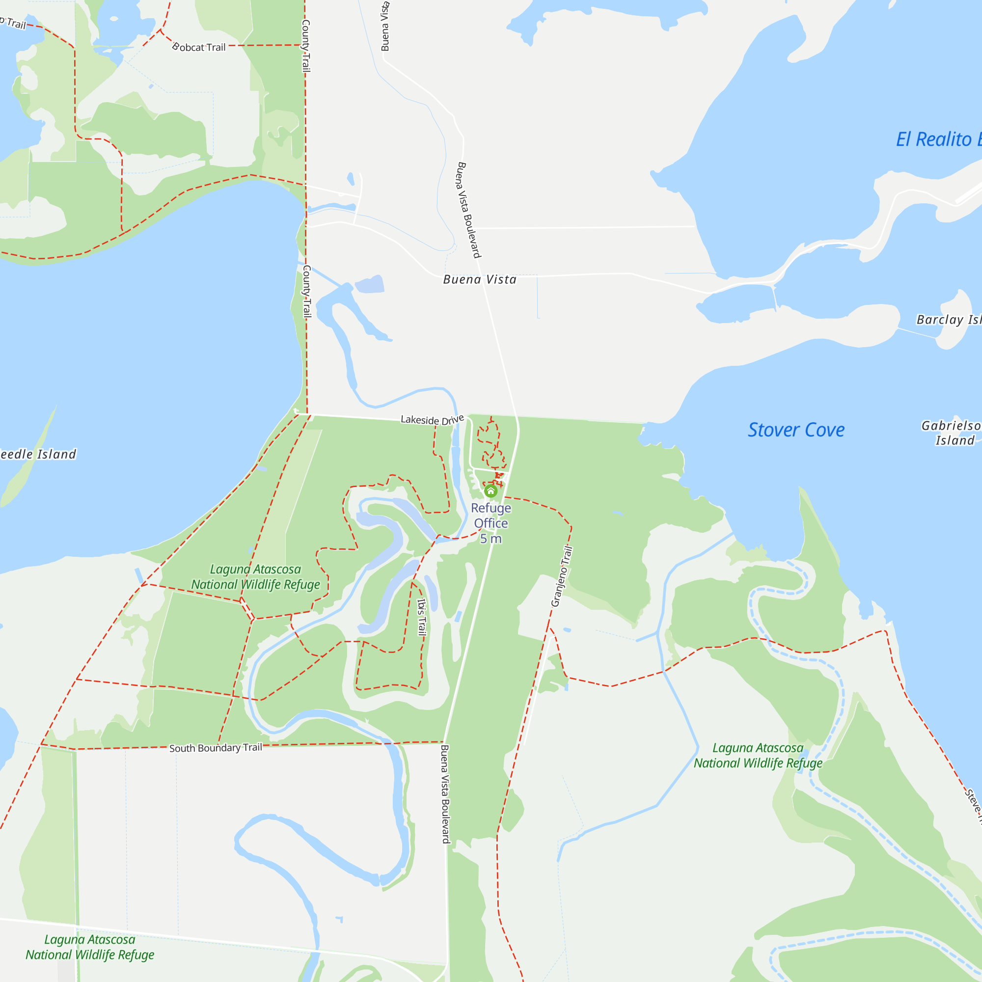 Refuge Office map