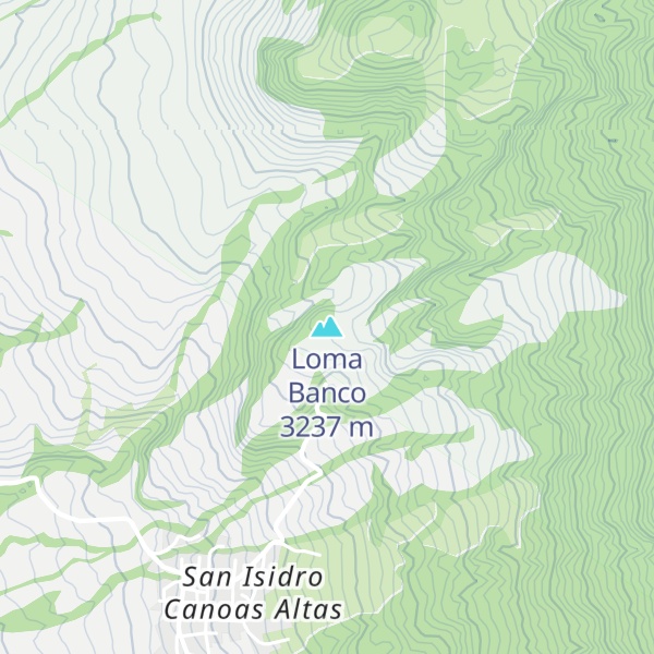 Map of Loma Banco