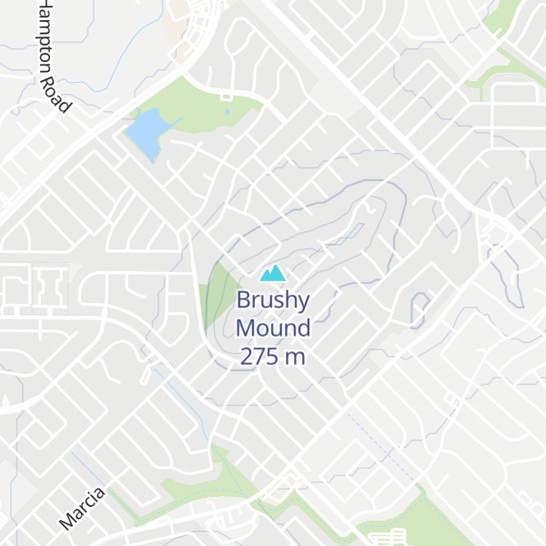 Map of Brushy Mound