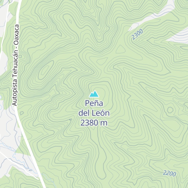 Map of Peña del León