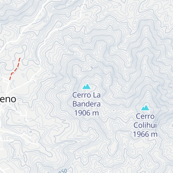 Map of Cerro La Bandera