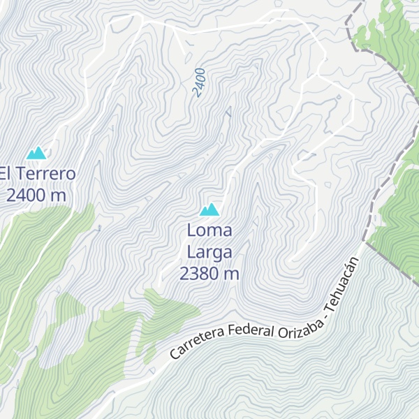 Map of Loma Larga