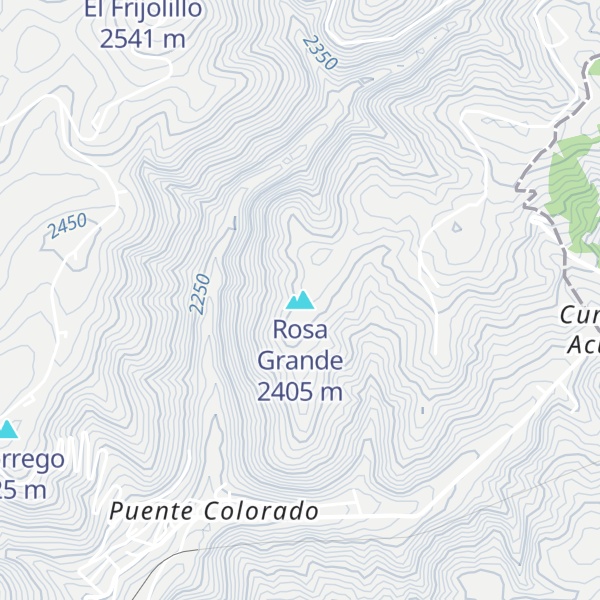 Map of Rosa Grande