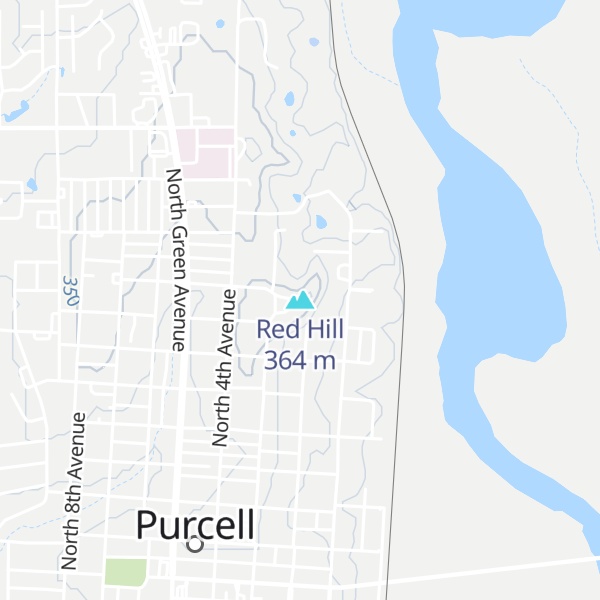 Map of Red Hill