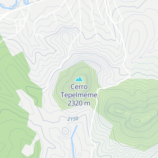 Map of Cerro Tepelmeme
