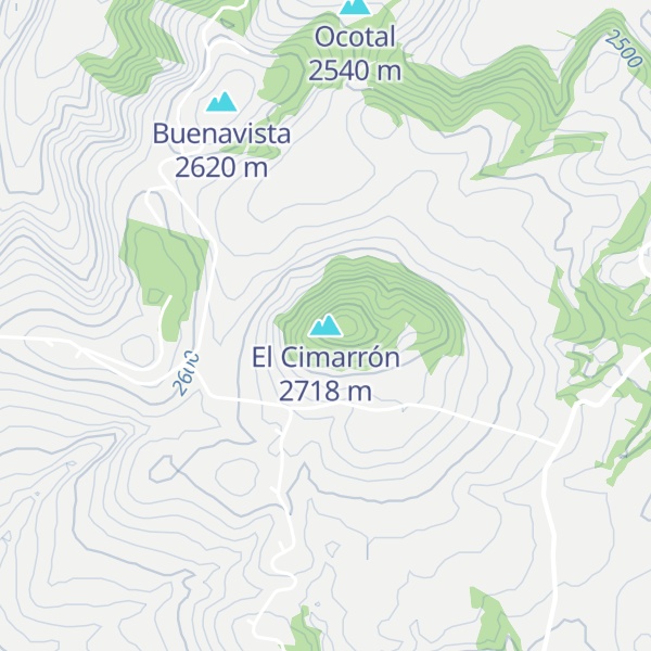 Map of El Cimarrón