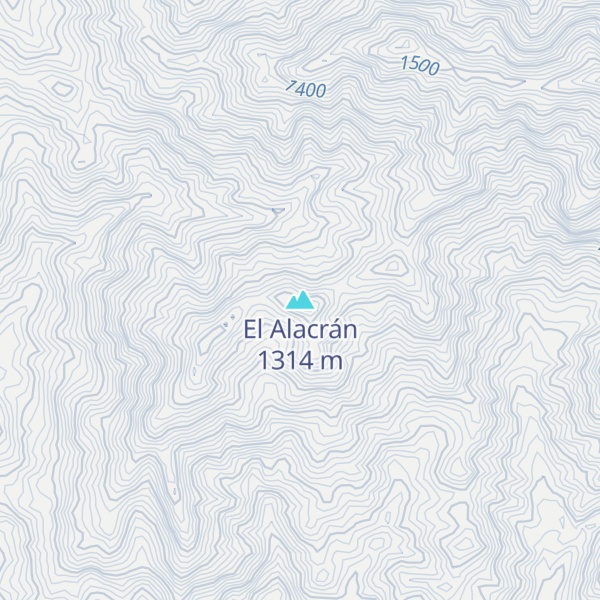 Map of El Alacrán