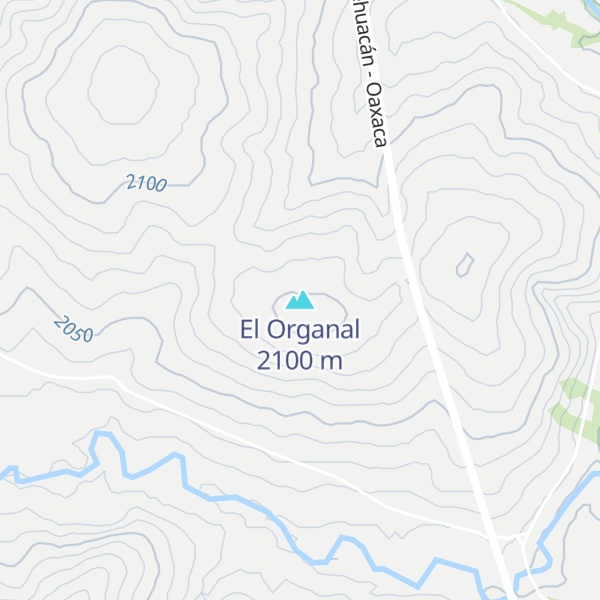 Map of El Organal
