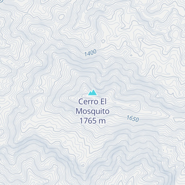 Map of Cerro El Mosquito
