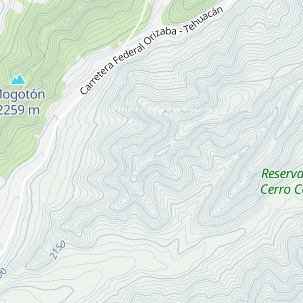 Map of Cerro Mazantiaquez