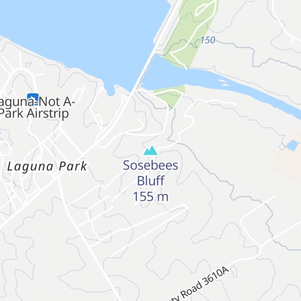 Map of Sosebees Bluff