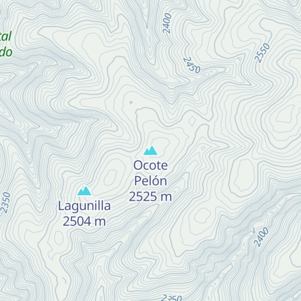 Map of Ocote Pelón