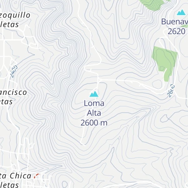 Map of Loma Alta