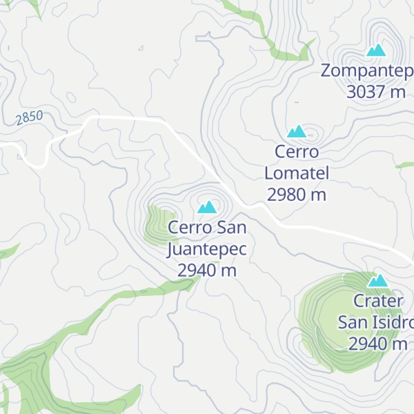 Map of Cerro San Juantepec