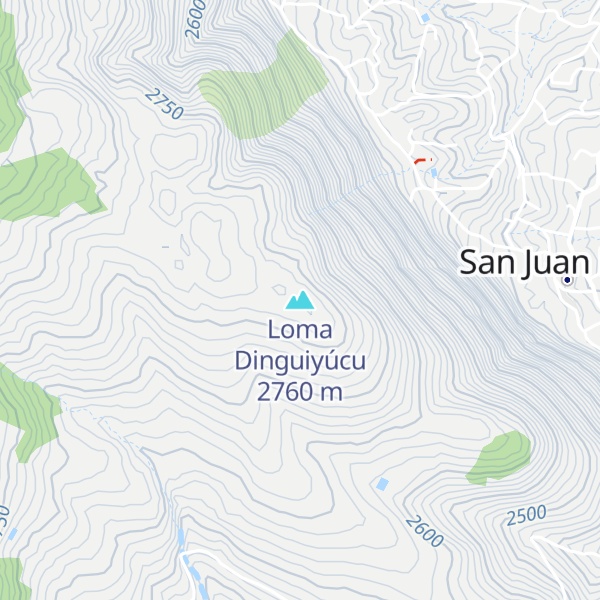 Map of Loma Dinguiyúcu