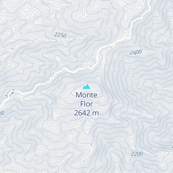 Map of Monte Flor