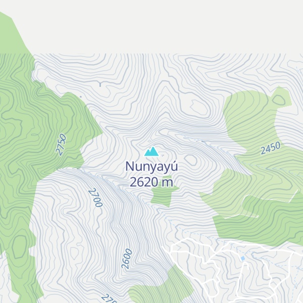 Map of Nunyayú