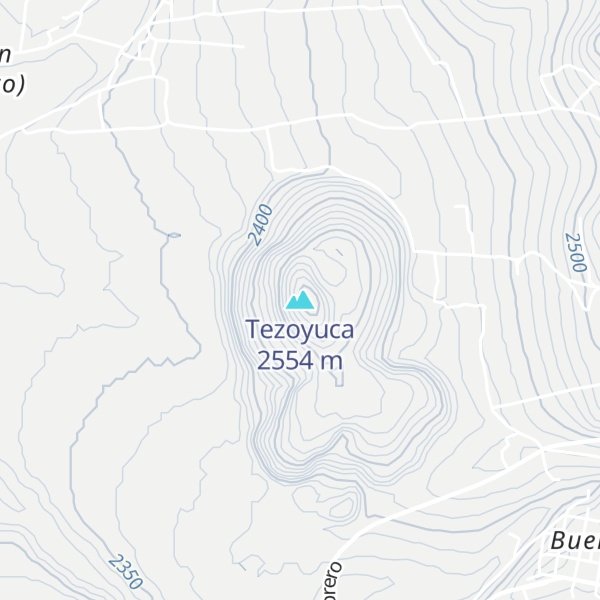 Map of Tezoyuca