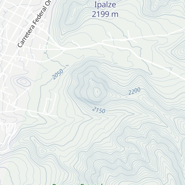 Map of Cerro Chopolze