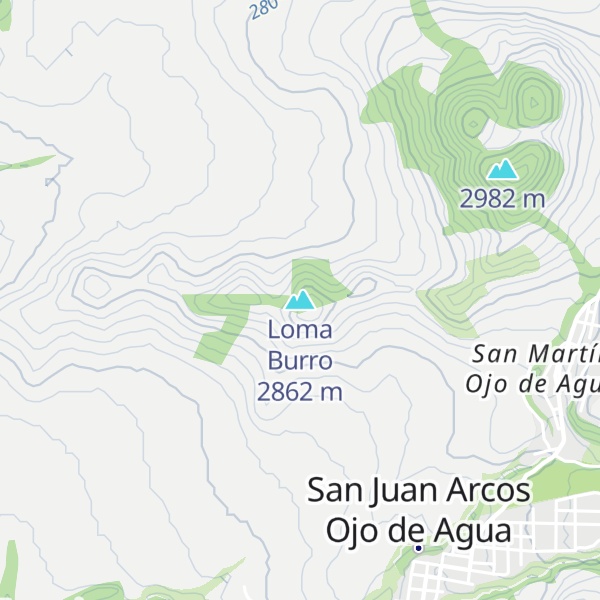 Map of Loma Burro