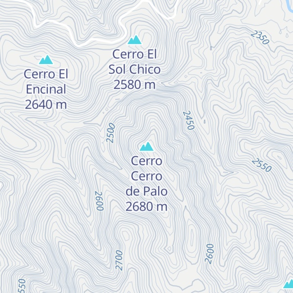 Map of Cerro Cerro de Palo