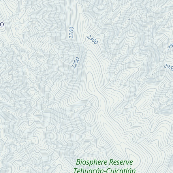 Map of Cerro El Calvario